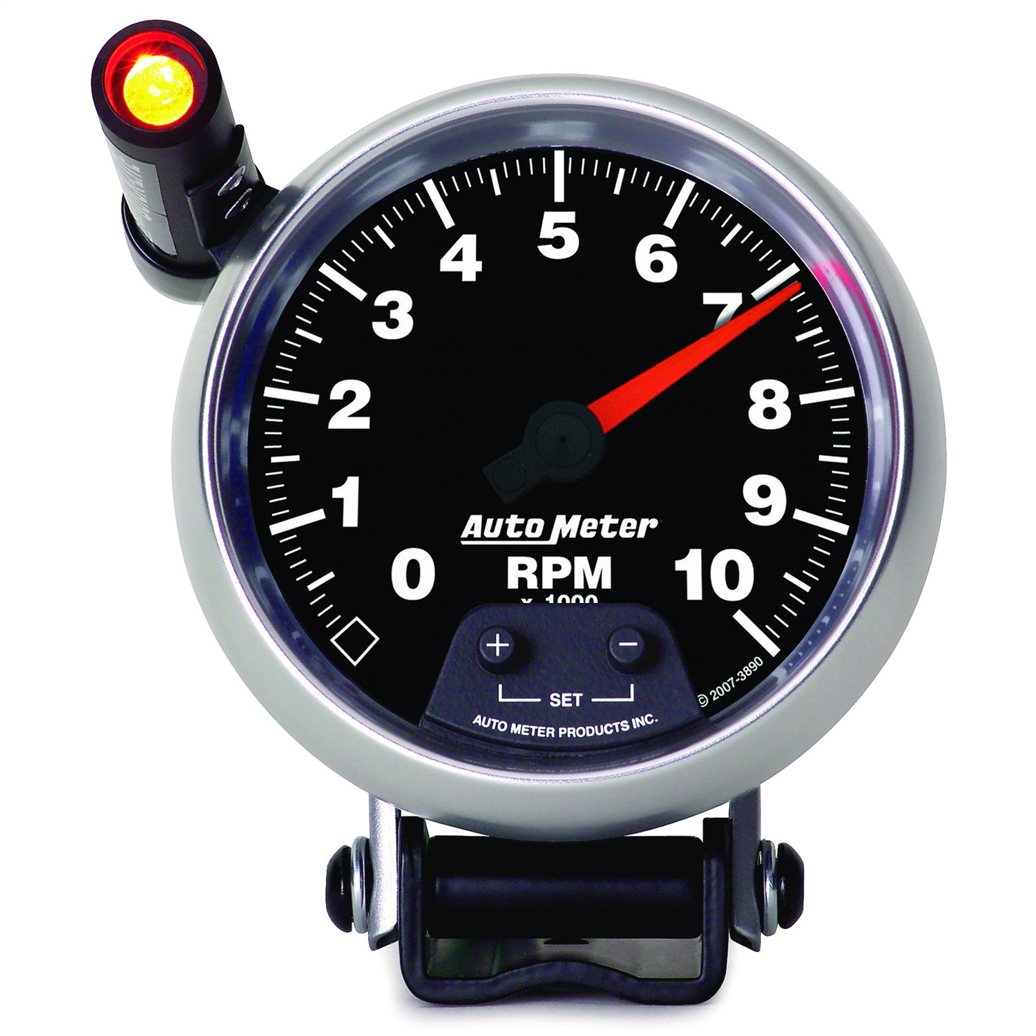 AutoMeter 3890 - GS Quick Lite 3 3/4in 10k RPM Pedestal Tachometer