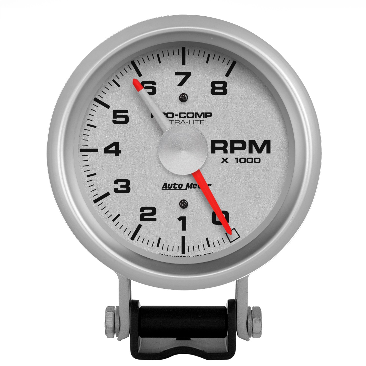 AutoMeter 3781 - Ultra-Lite 3-3/4in 8,000 RPM Pedestal Mount Tachometer