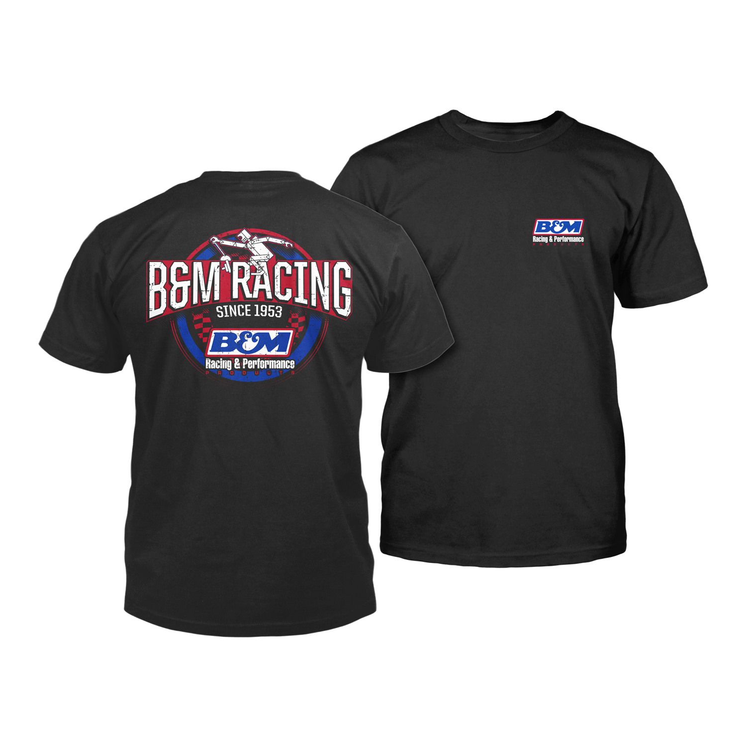 B&M 654101 - Racing T-Shirt; New Design; Black; Small; B&M 654101 - Racing T-Shirt; New Design; Black; Small;