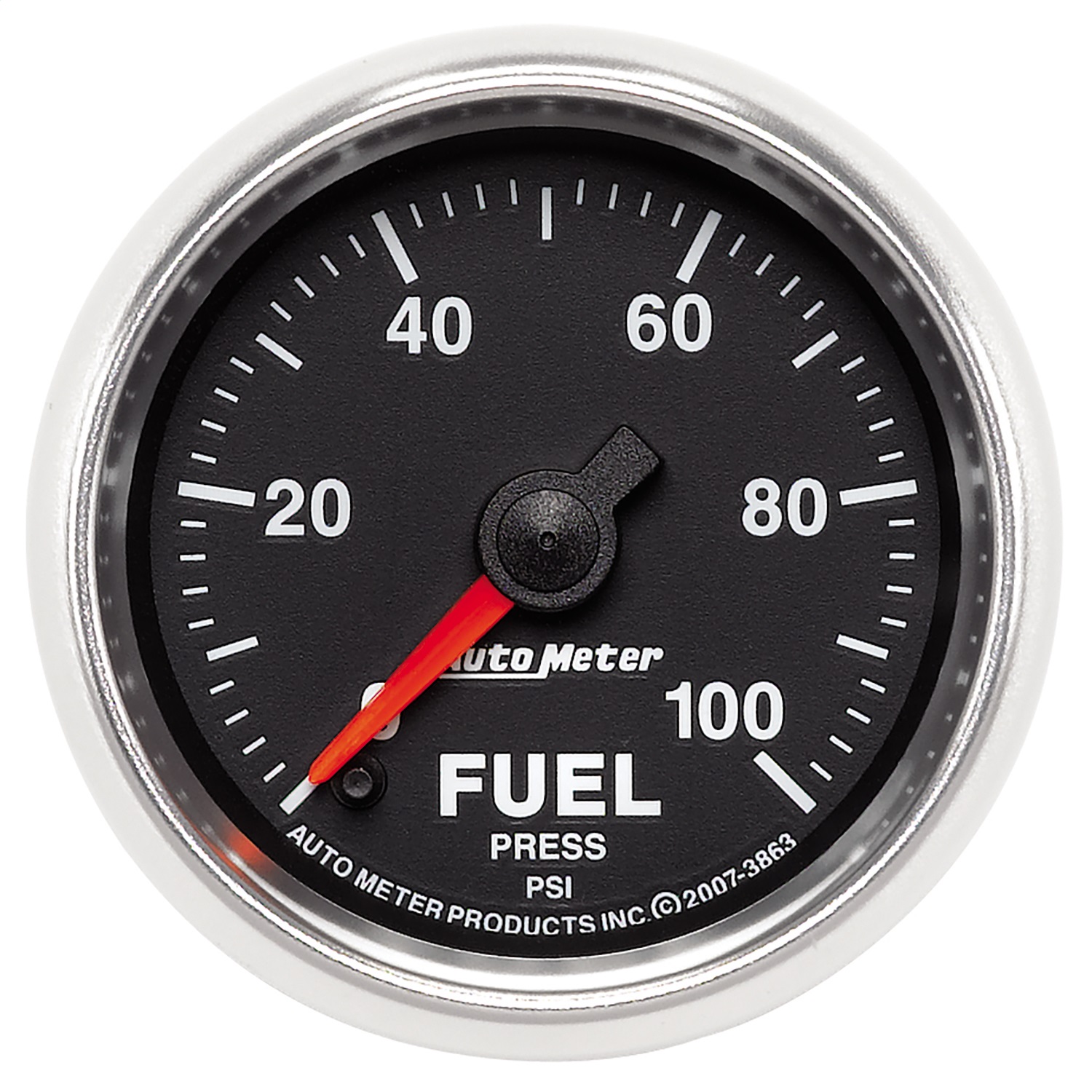 AutoMeter 3863 - GS 0-100 PSI Full Sweep Electronic Fuel Pressure Gauge AutoMeter 3863 - GS 0-100 PSI Full Sweep Electronic Fuel Pressure Gauge