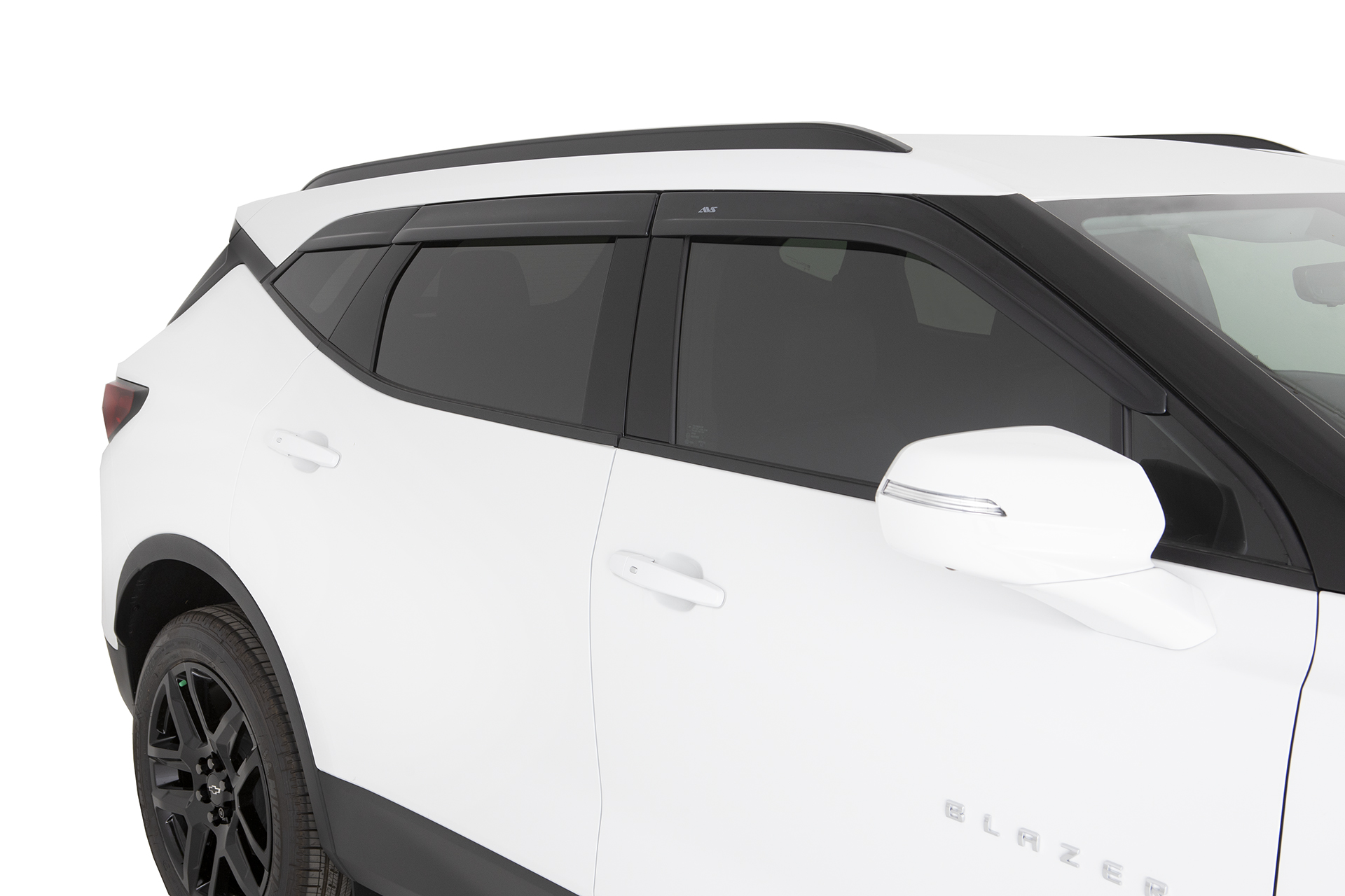 Auto Ventshade (AVS) 896081 - Auto Ventshade Low Profile Dark Smoke Ventvisor Side Window Deflector, 6-Piece Set for 19-23 Chevrolet Blazer Auto Ventshade (AVS) 896081 - Auto Ventshade Low Profile Dark Smoke Ventvisor Side Window Deflector, 6-Piece Set for 19-23 Chevrolet Blazer