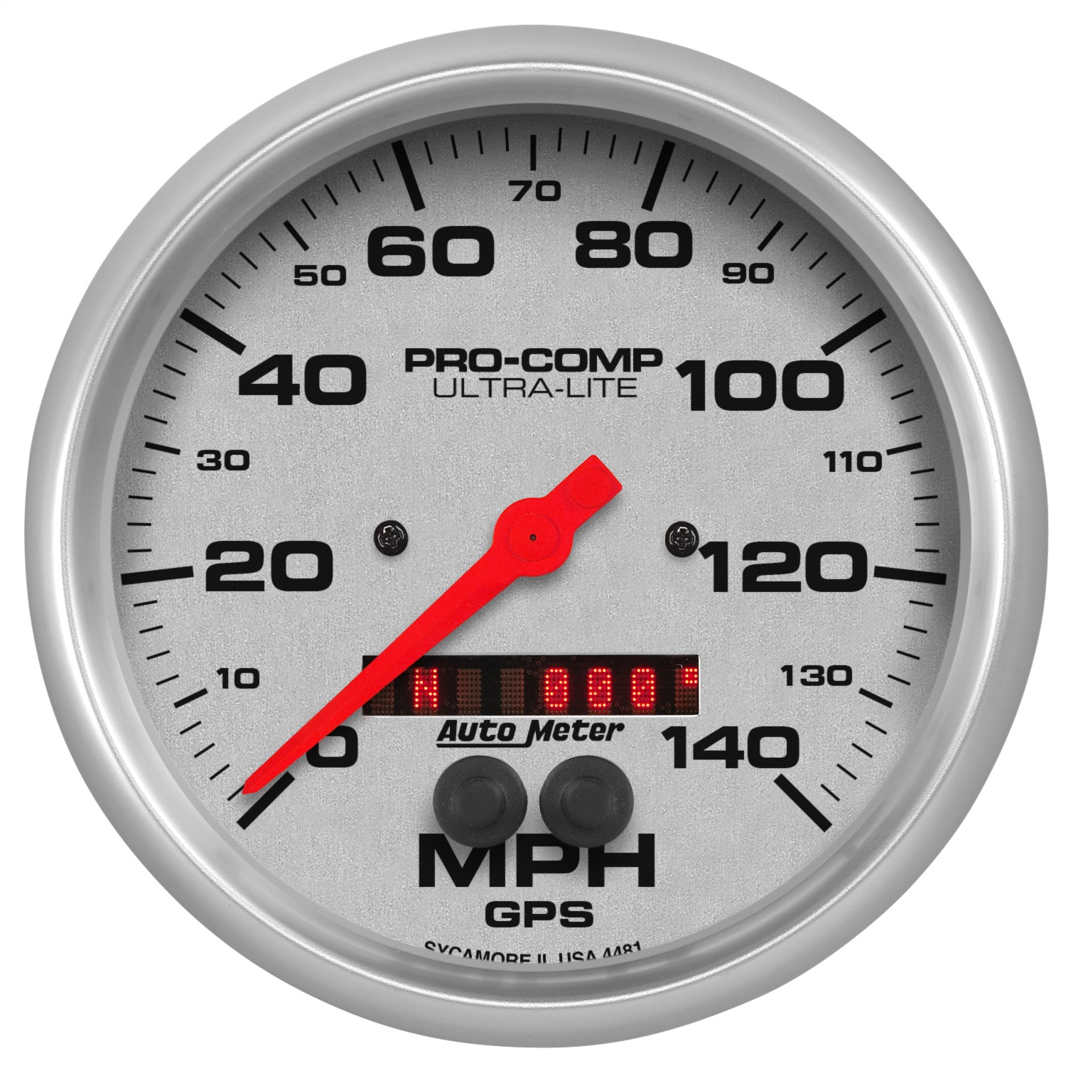 AutoMeter 4481 - Ultra-Lite 5in 140MPH GPS Speedometer