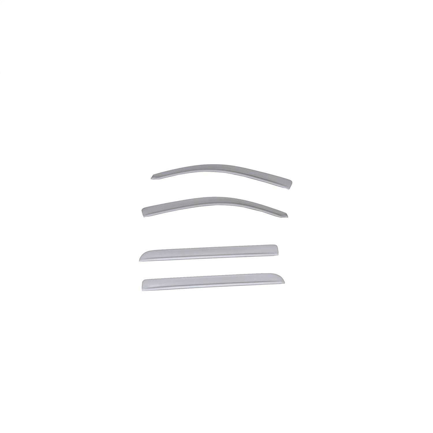 Auto Ventshade (AVS) 894075-GAN - 20-22 Chevrolet Silverado 1500 CC Ventvisor Low Pro Color Match Deflectors 4pc - Silver Ice Met Auto Ventshade (AVS) 894075-GAN - 20-22 Chevrolet Silverado 1500 CC Ventvisor Low Pro Color Match Deflectors 4pc - Silver Ice Met