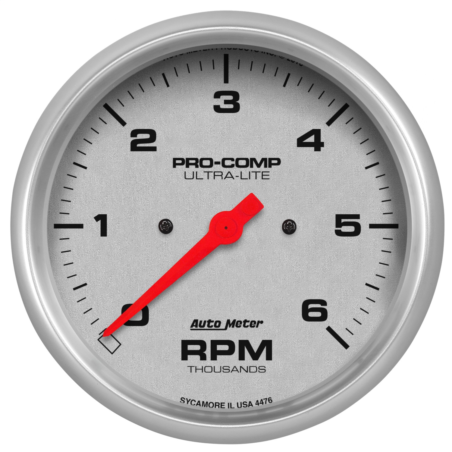 AutoMeter 4476 - Ultra-Lite 5in. 0-6K RPM In-Dash Tachometer Gauge