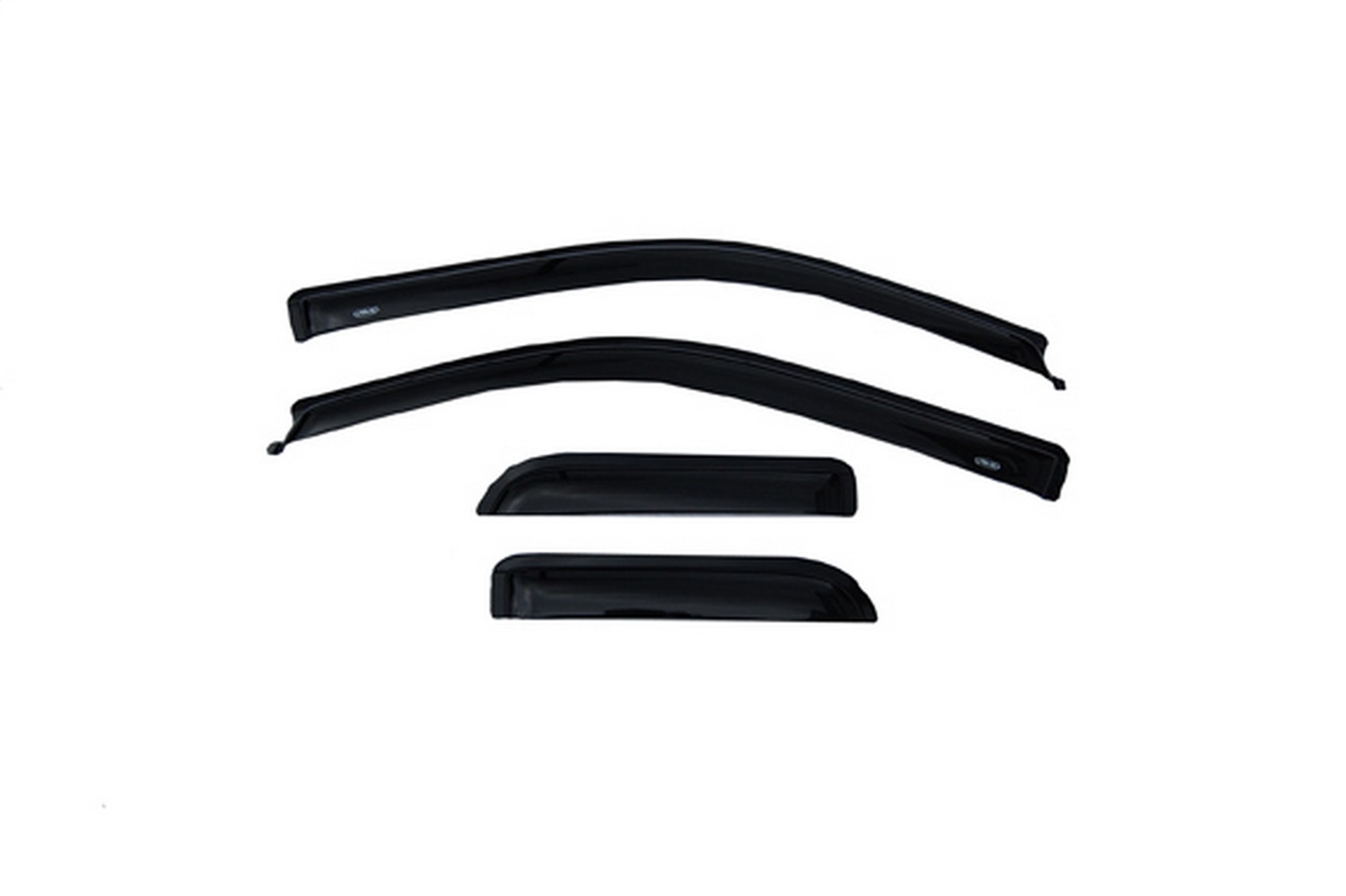 Auto Ventshade (AVS) 94738 - 04-14 Ford F-150 Supercab Ventvisor Outside Mount Window Deflectors 4pc - Smoke