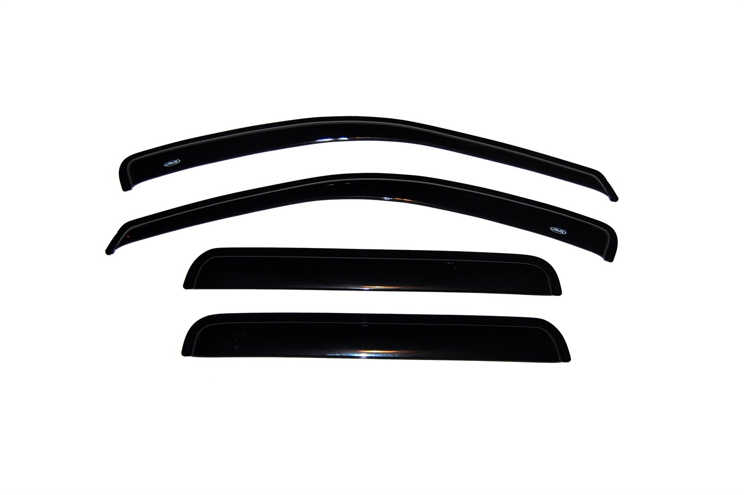 Auto Ventshade (AVS) 94650 - 2004 Ford Ecosport (Brazil) Ventvisor Outside Mount Window Deflectors 4pc - Smoke