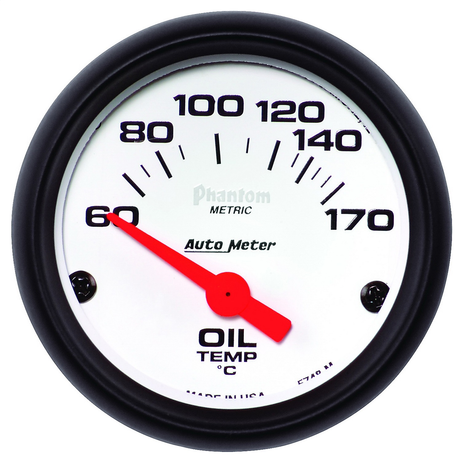 AutoMeter 5748-M - Phantom 2-1/16in 60-170 Deg F Electronic Oil Temperature Gauge AutoMeter 5748-M - Phantom 2-1/16in 60-170 Deg F Electronic Oil Temperature Gauge