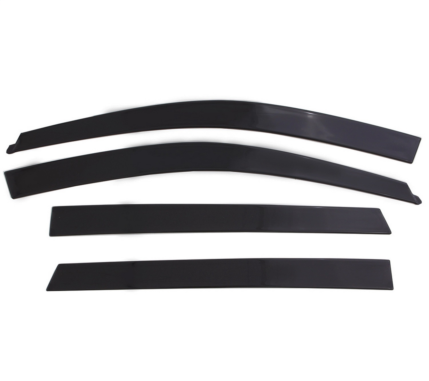 Auto Ventshade (AVS) 994004 - Auto Ventshade  Low Profile Dark Smoke Ventvisor Side Window Deflector, 4-Piece Set for 2009-2018 Dodge Ram 1500, 2009-2023 Dodge Ram 2500/3500; 2019-2023 Ram 1500 Classic, Fits Crew Cab