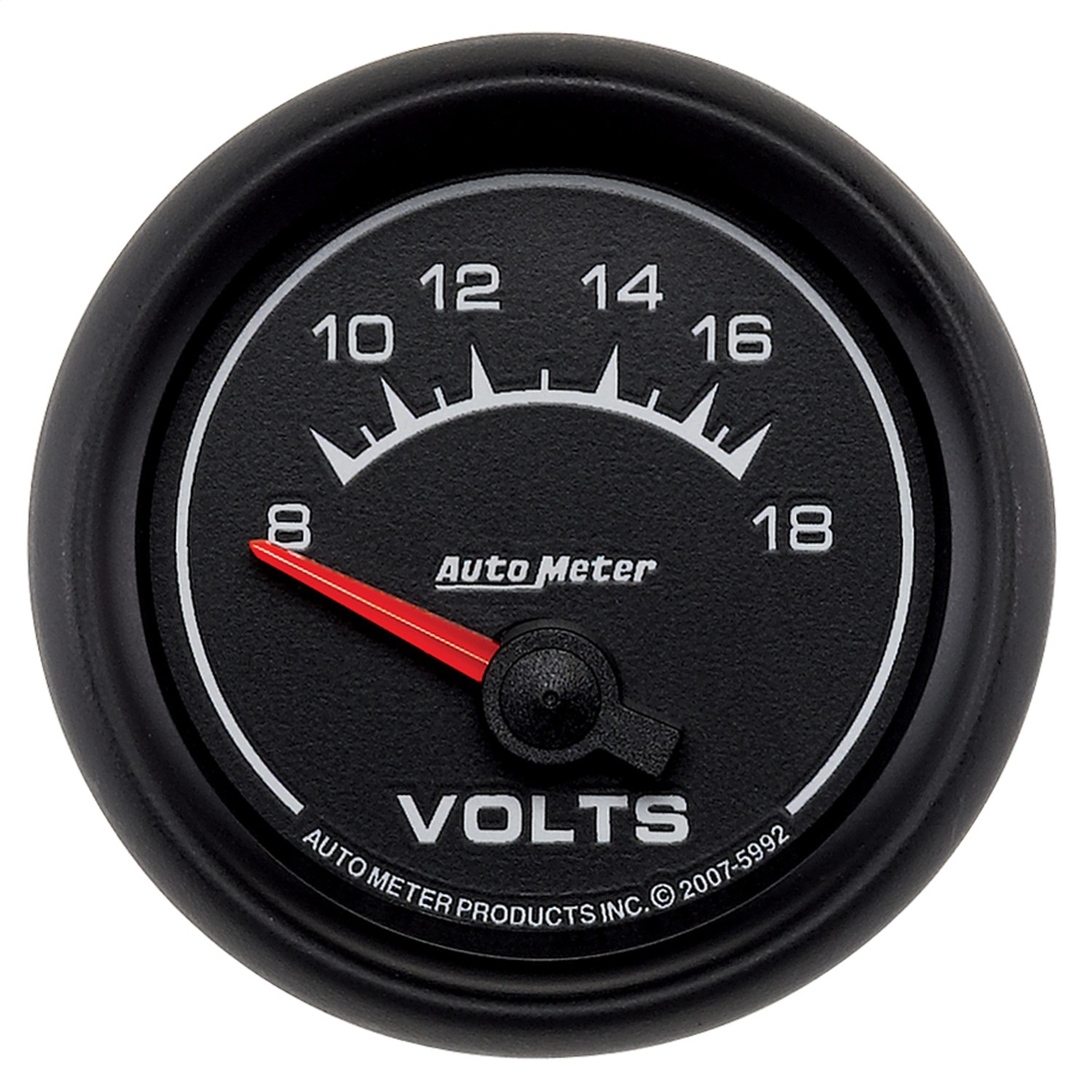 AutoMeter 5992 - Euro-Style 2-1/16in 8-18V Short Sweep Electronic Voltmeter Gauge AutoMeter 5992 - Euro-Style 2-1/16in 8-18V Short Sweep Electronic Voltmeter Gauge