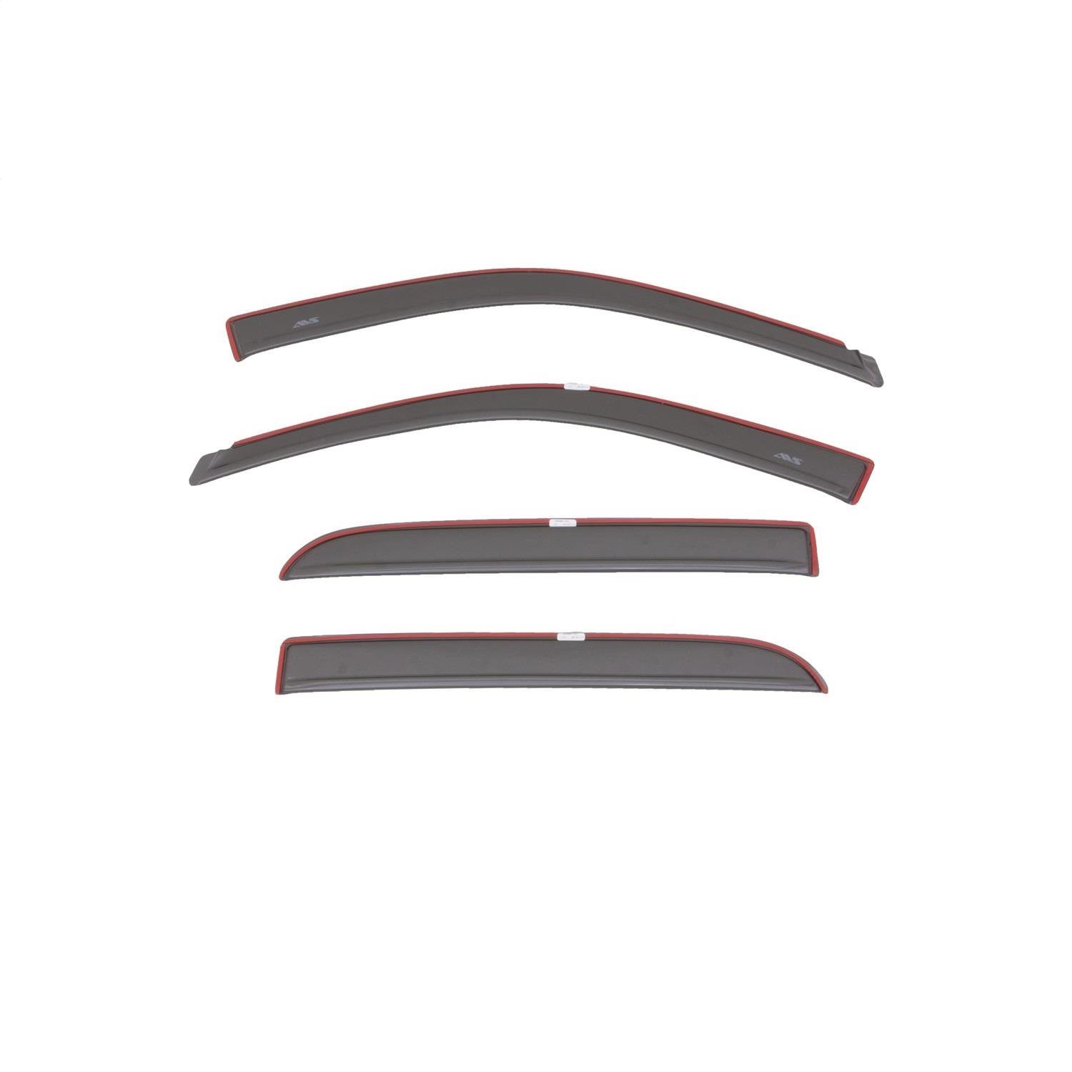Auto Ventshade (AVS) 994064-PAU - 20-22 Dodge RAM 1500 Crew Cab Ventvisor Color Match Deflectors 4pc - Granite Crystal Metallic
