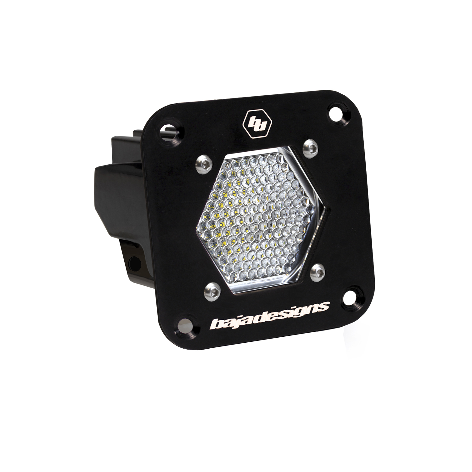 Baja Designs 381006 - LED Light Pod Flush Mount Clear S1 Work/Scene Pattern