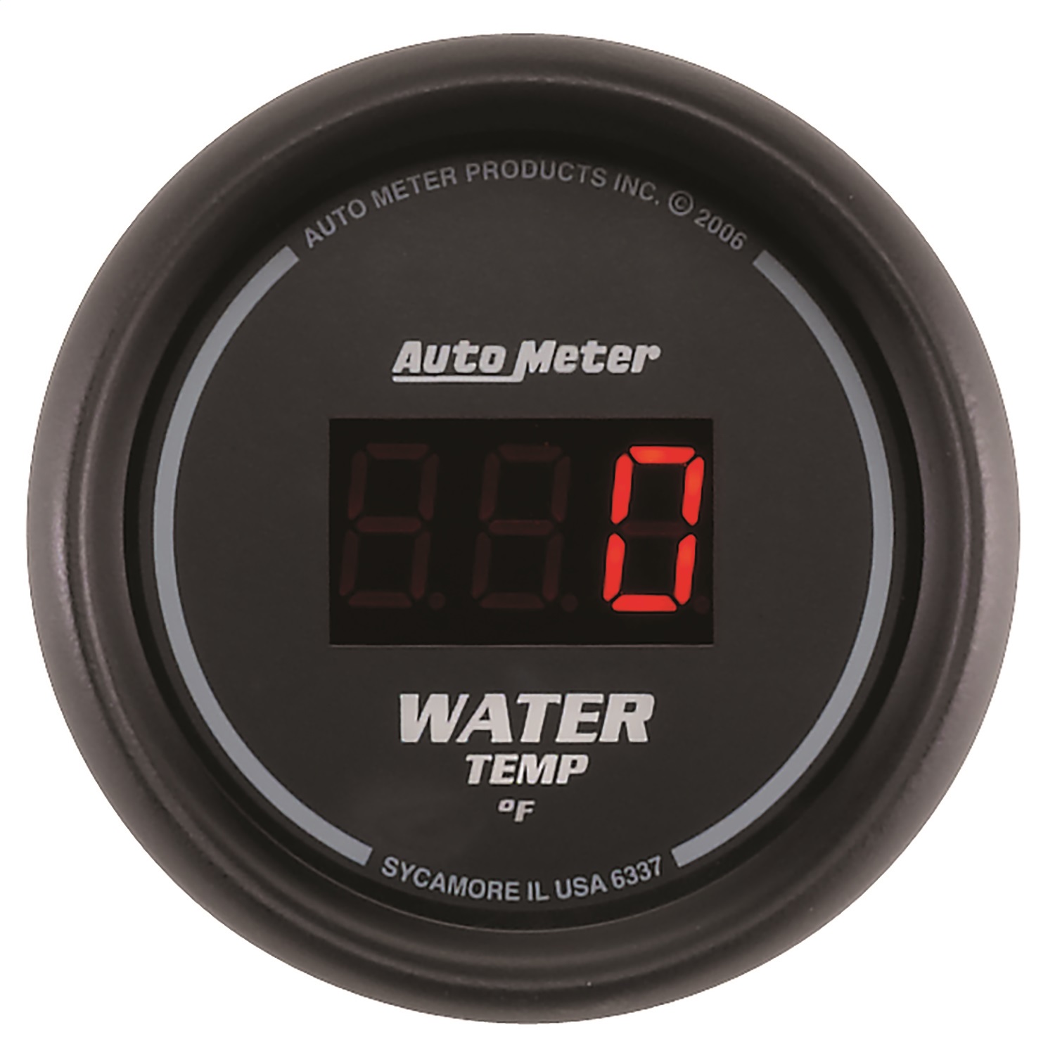 AutoMeter 6337 - Black 0-300 F Digital Water Temp Gauge