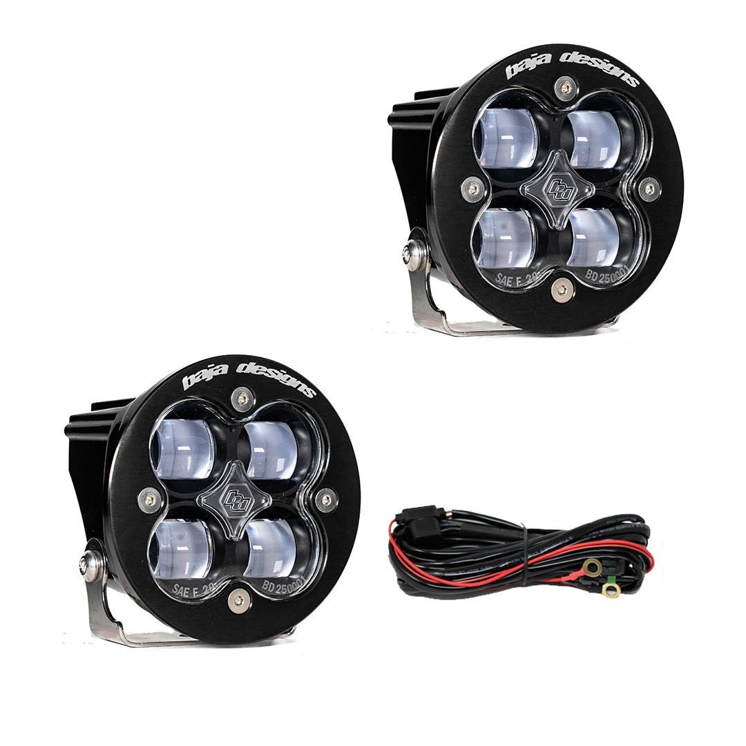Baja Designs 247802 - Squadron-R SAE Pair LED Spot Clear