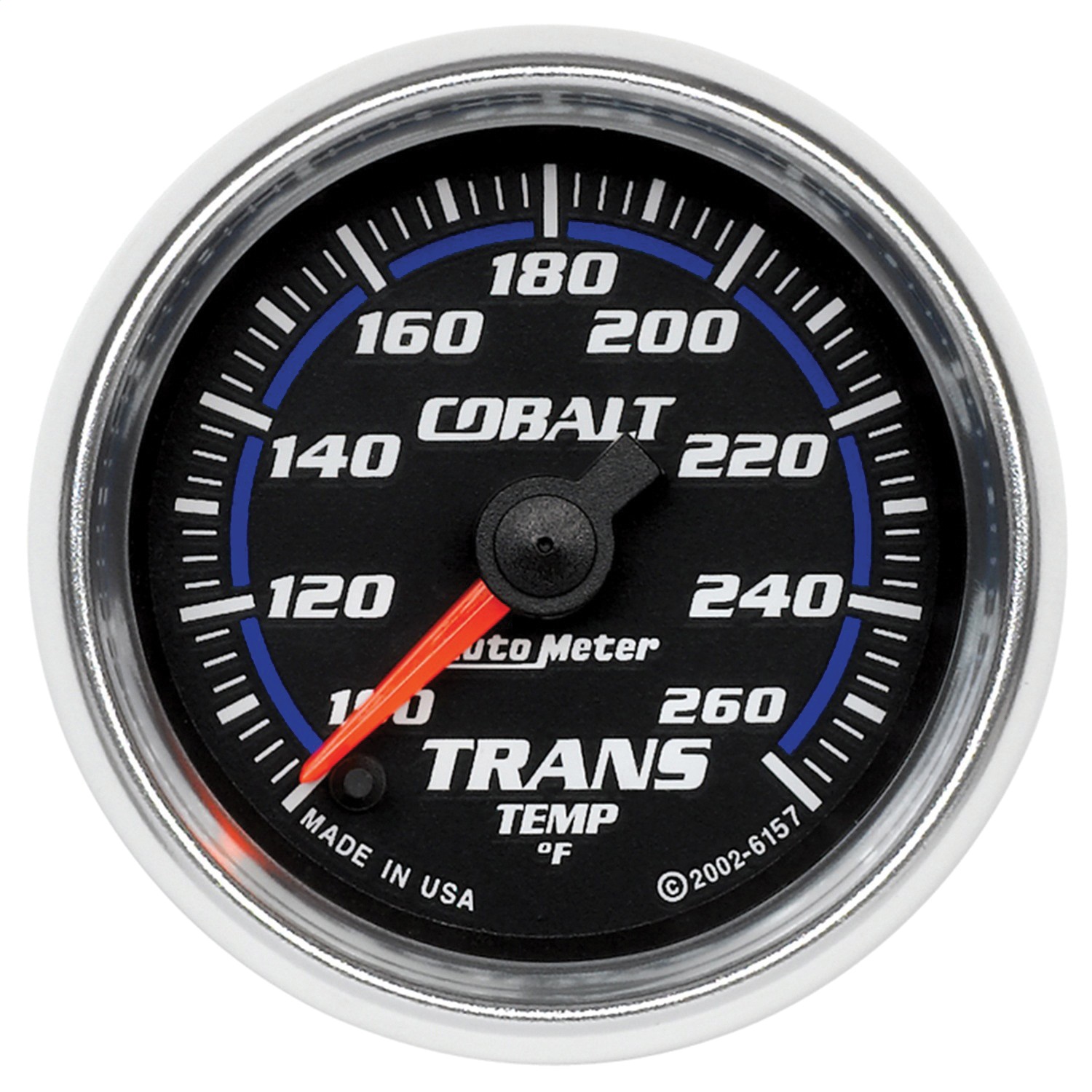 AutoMeter 6157 - Cobalt 52mm 100-260 Deg F Electronic Trans Temp Gauge AutoMeter 6157 - Cobalt 52mm 100-260 Deg F Electronic Trans Temp Gauge