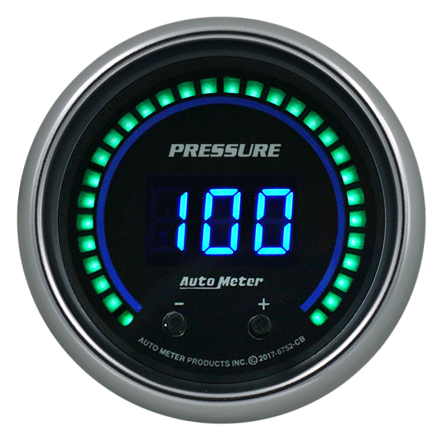 AutoMeter 6752-CB - 52.4mm Black Switchable 0-1600 PSI/0-110 BAR Fluid Pressure Cobalt Elite Digital Gauge AutoMeter 6752-CB - 52.4mm Black Switchable 0-1600 PSI/0-110 BAR Fluid Pressure Cobalt Elite Digital Gauge