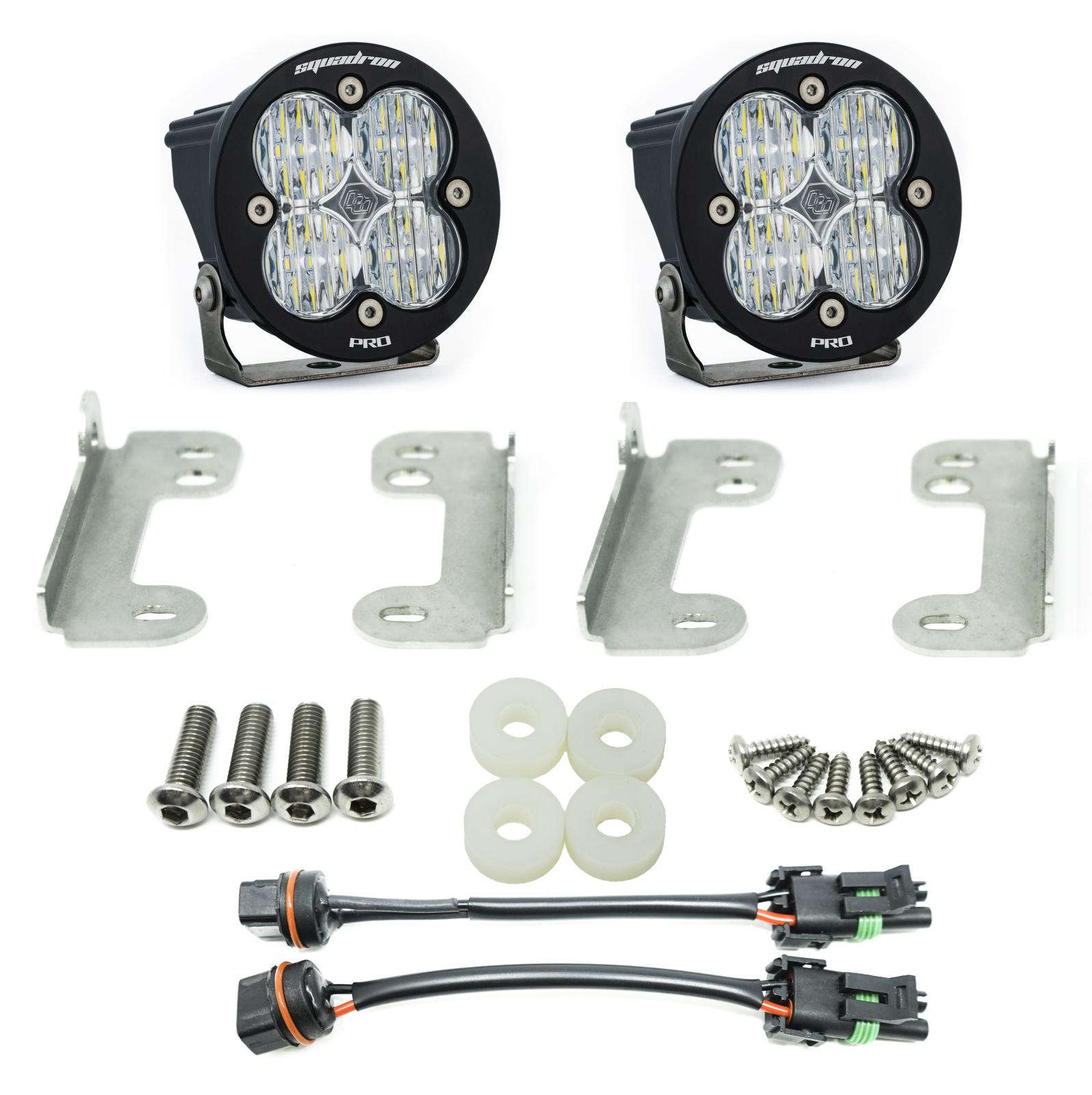 Baja Designs 447071 - Jeep JL Fog Pocket Kit 2018 Wrangler JL Sahara Squadron R Pro Baja Designs 447071 - Jeep JL Fog Pocket Kit 2018 Wrangler JL Sahara Squadron R Pro