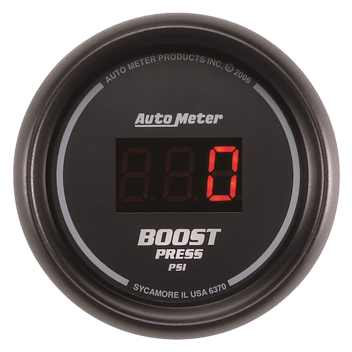 AutoMeter 6370 - SportComp 52mm Digital 0-60 PSI Boost Gauge AutoMeter 6370 - SportComp 52mm Digital 0-60 PSI Boost Gauge
