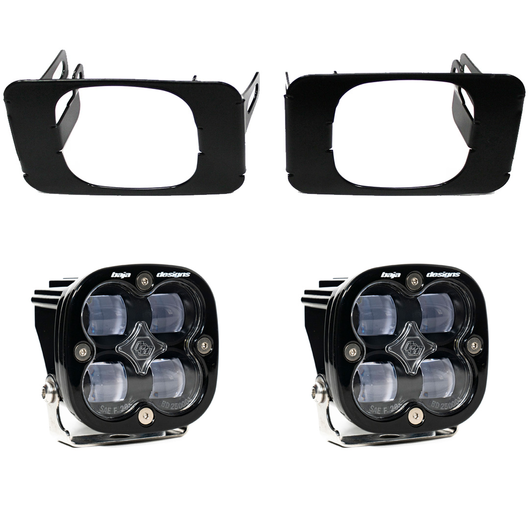 Baja Designs 447618 - Super Duty Fog Lights SAE Fog Pocket Kit 17-18 Super Duty 15-18 F-150