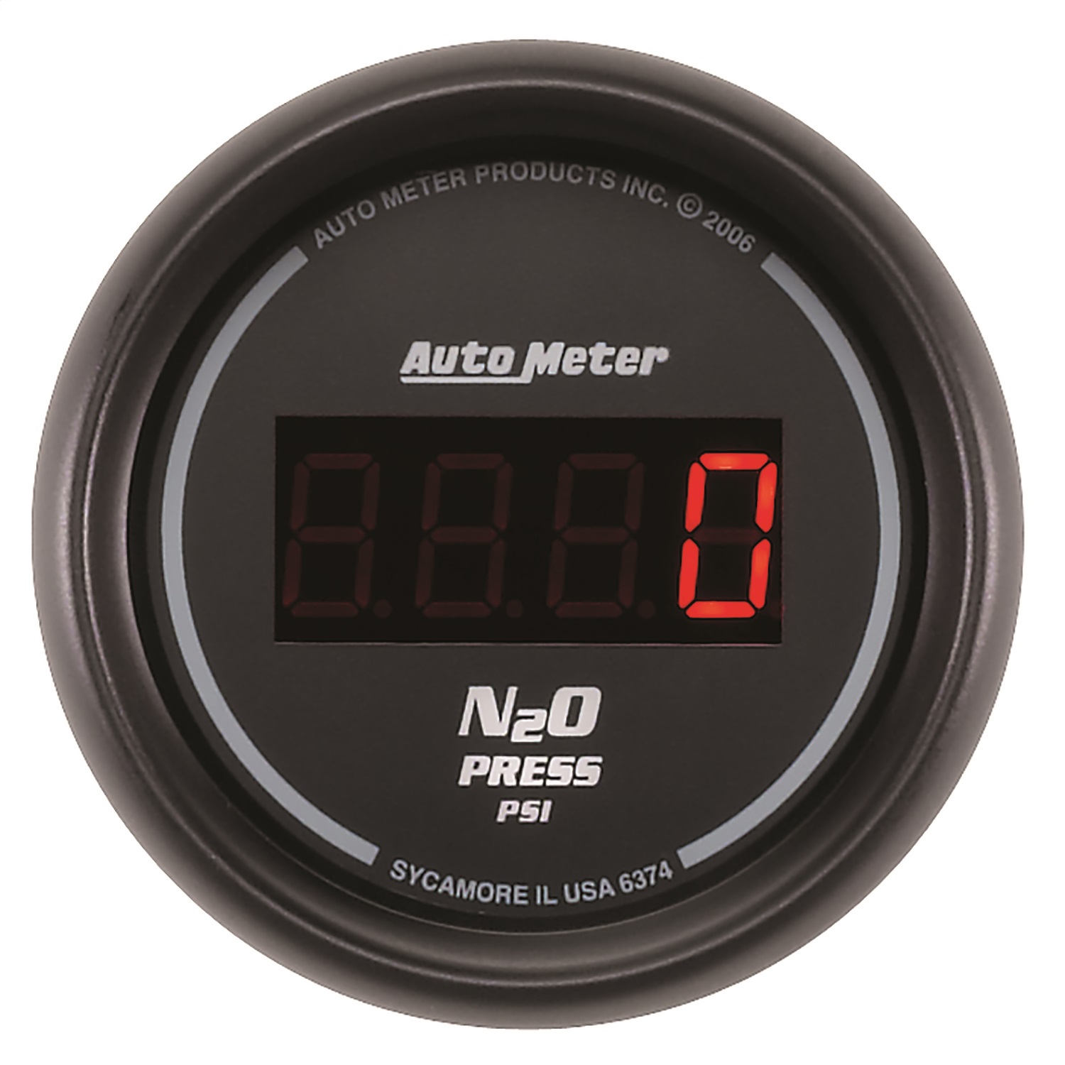 AutoMeter 6374 - Z Series 52mm Digital 0-1600 PSI Nitrous Pressure Gauge