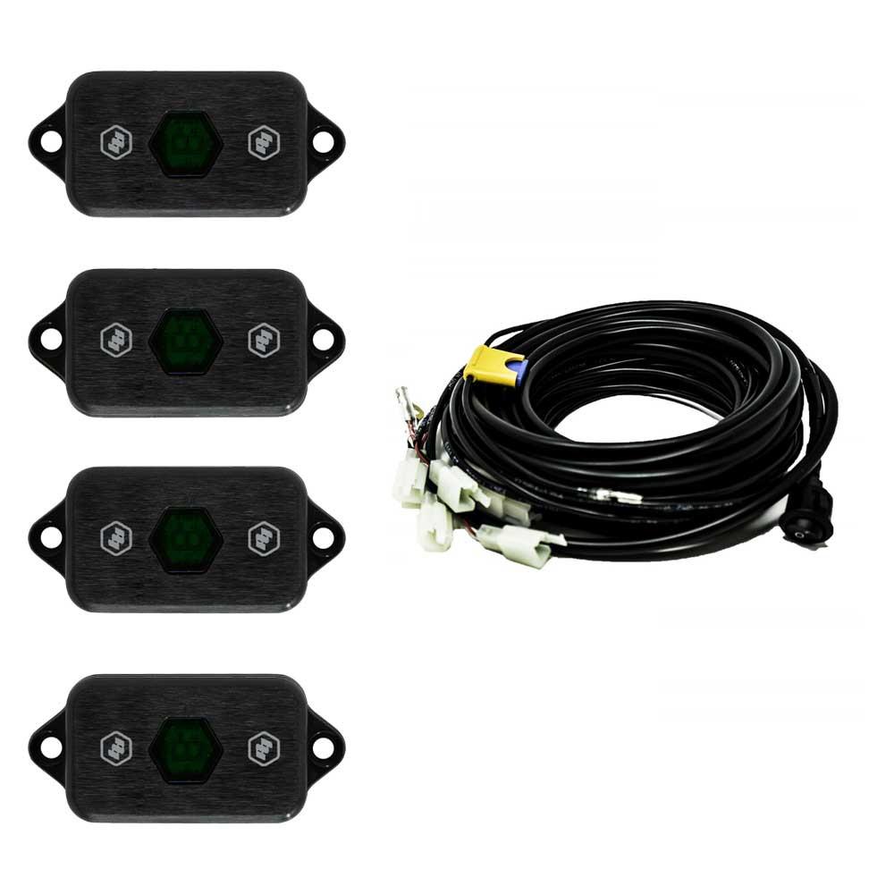 Baja Designs 447057 - Rock Light Kit Universal Green