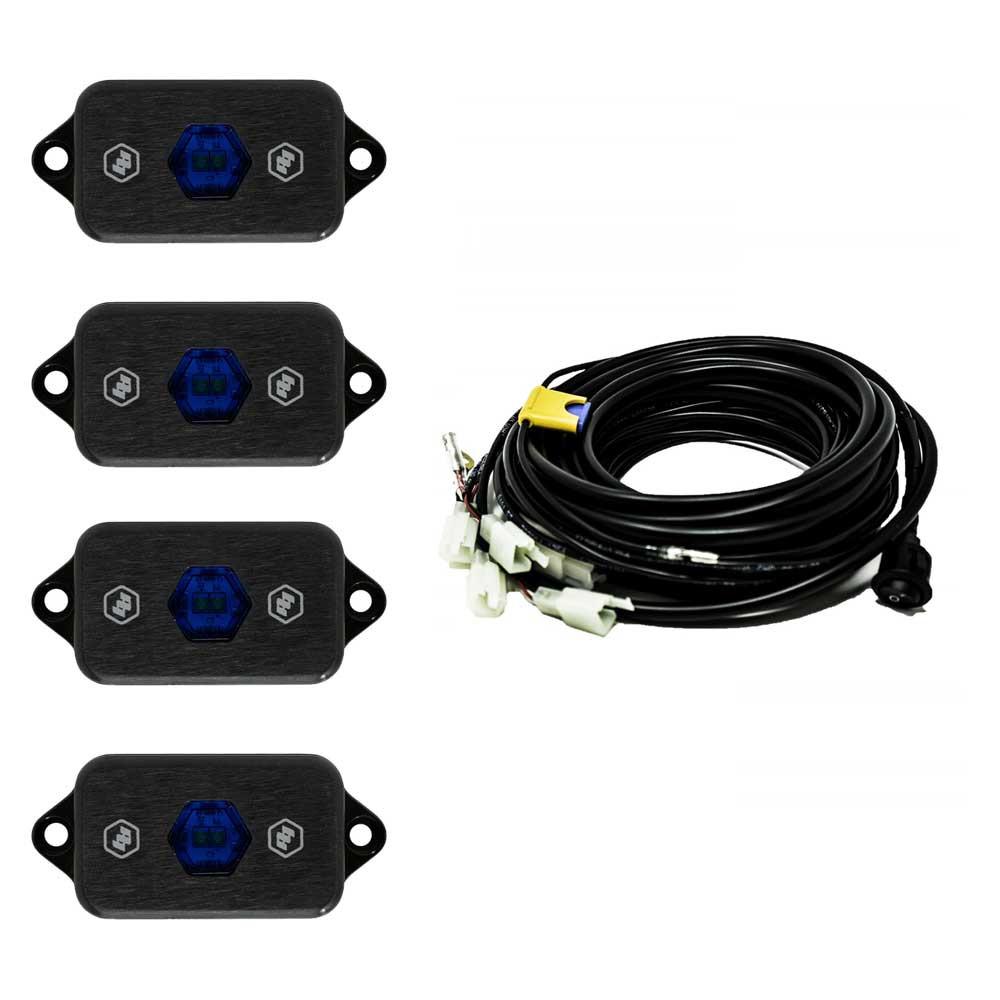Baja Designs 447058 - Rock Light Kit Universal Blue