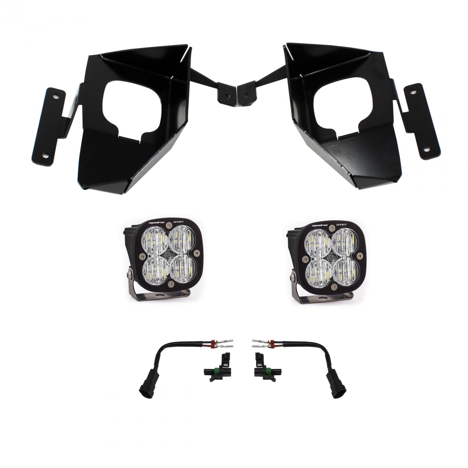 Baja Designs 447536 - Silverado 16-18 Fog Pocket Kit Squadron Sport W/C Baja Designs 447536 - Silverado 16-18 Fog Pocket Kit Squadron Sport W/C