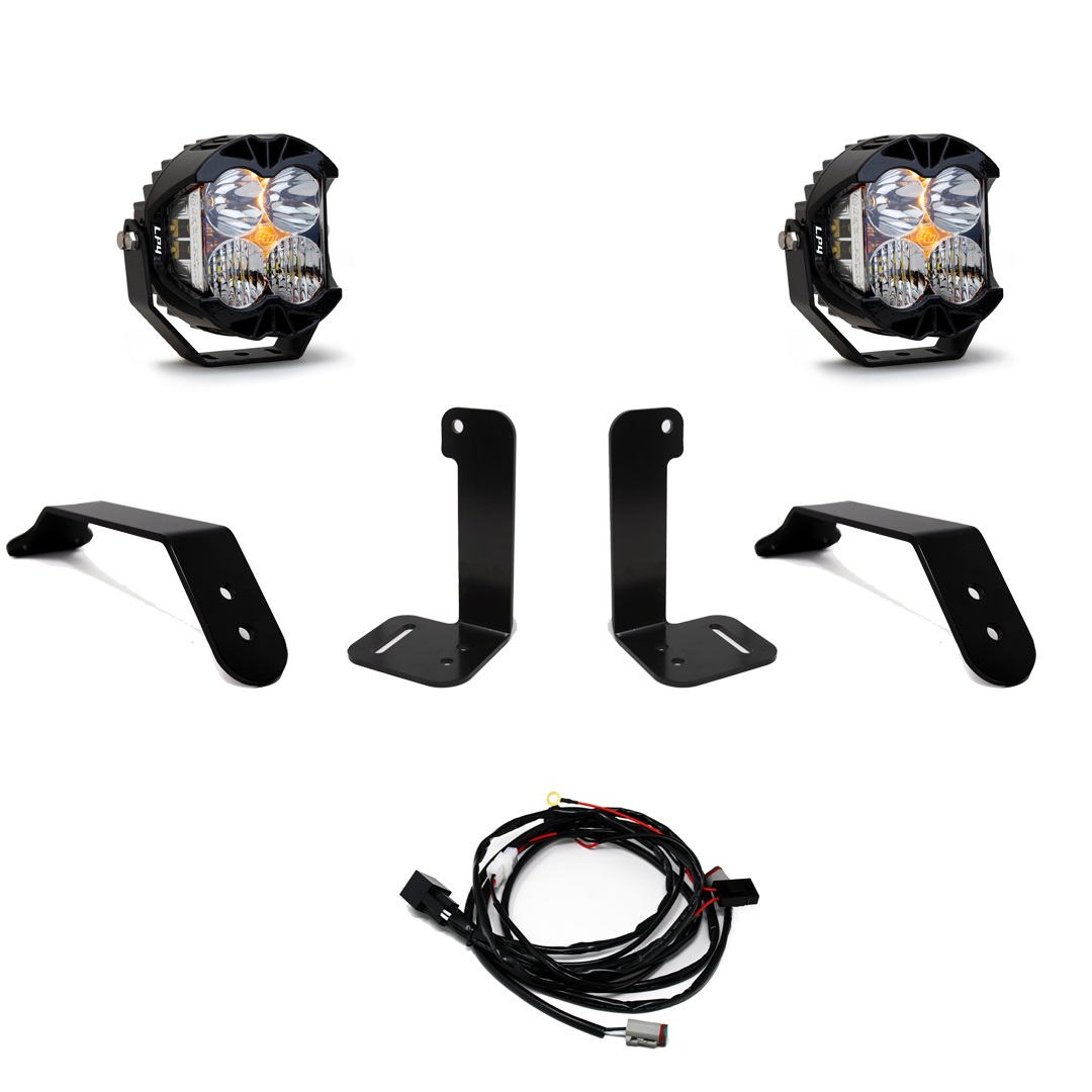 Baja Designs 447658 - Jeep JL/JT Dual LP4 Auxiliary Light Kit