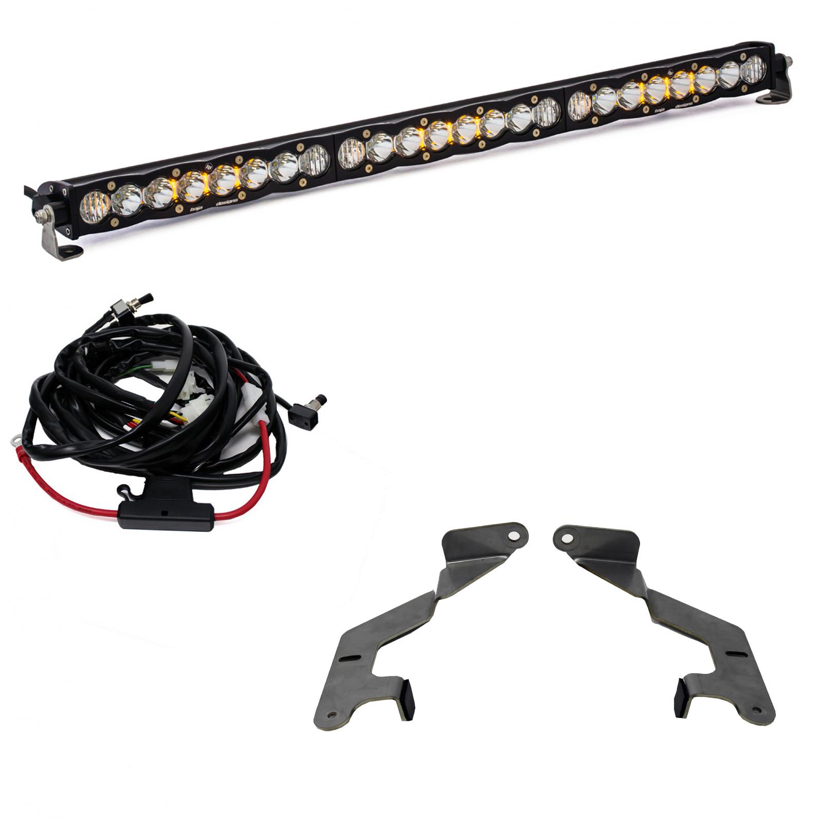 Baja Designs 447160 - 30 Inch Grille LED Light Bar Kit For 14-On Toyota Tundra S8 Driving Combo Baja Designs 447160 - 30 Inch Grille LED Light Bar Kit For 14-On Toyota Tundra S8 Driving Combo