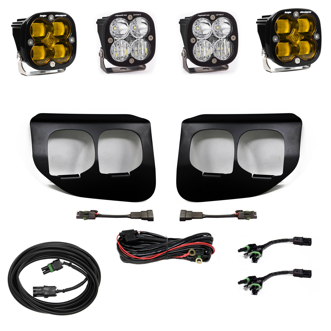 Baja Designs 447739 - Ford Super Duty (20-22) Fog Lights Dual FPK Baja Amber SAE/Sport DC Baja Designs 447739 - Ford Super Duty (20-22) Fog Lights Dual FPK Baja Amber SAE/Sport DC