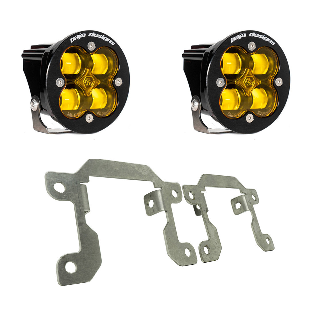 Baja Designs 447716 - Ford, Ranger (19-On), Fog Pocket Kit, Squadron SAE Baja Amber