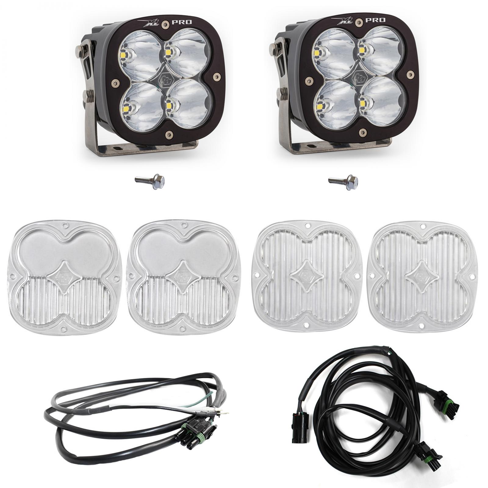 Baja Designs 447752UP - Bronco A Piller Light Kit 21-Up Ford Bronco XL Pro Spot w/Upfitter