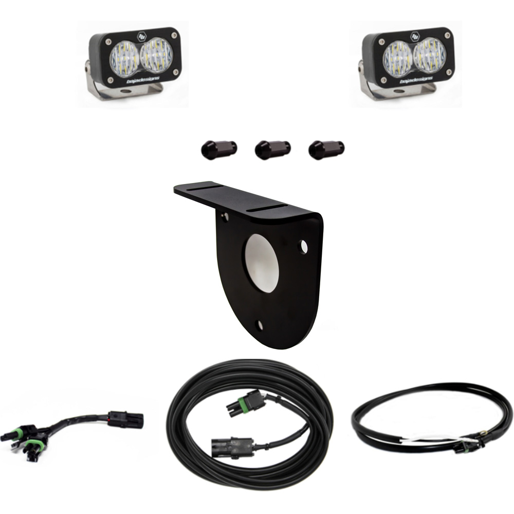 Baja Designs 447767UP - Bronco Dual S2 Sport W/C Reverse Kit w/Upfitter 21-Up Ford Bronco