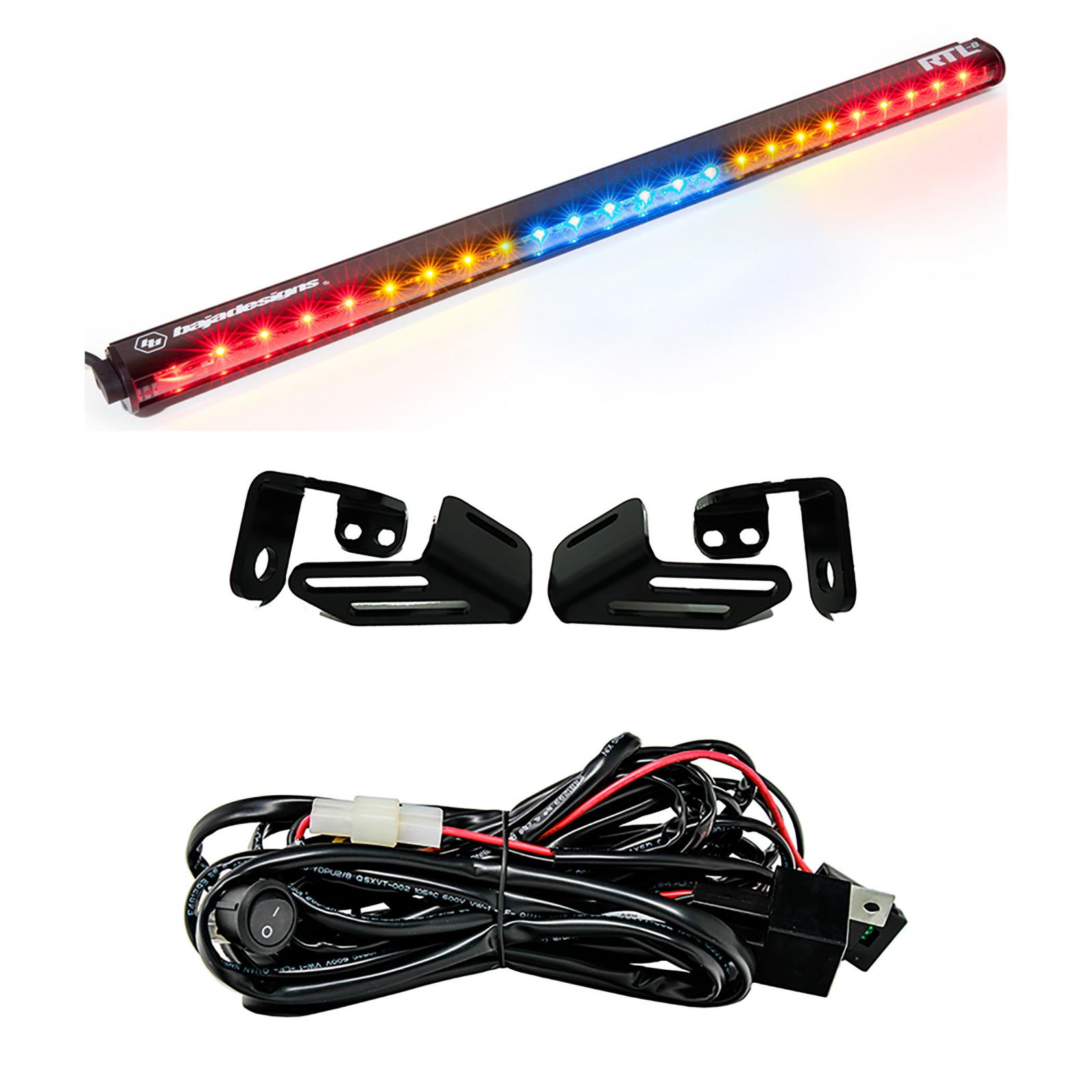 Baja Designs 447834 - RTL 30 inch Rear Tail Light Kit 18 Wildcat XX Blue No Turn Signal Baja Designs 447834 - RTL 30 inch Rear Tail Light Kit 18 Wildcat XX Blue No Turn Signal