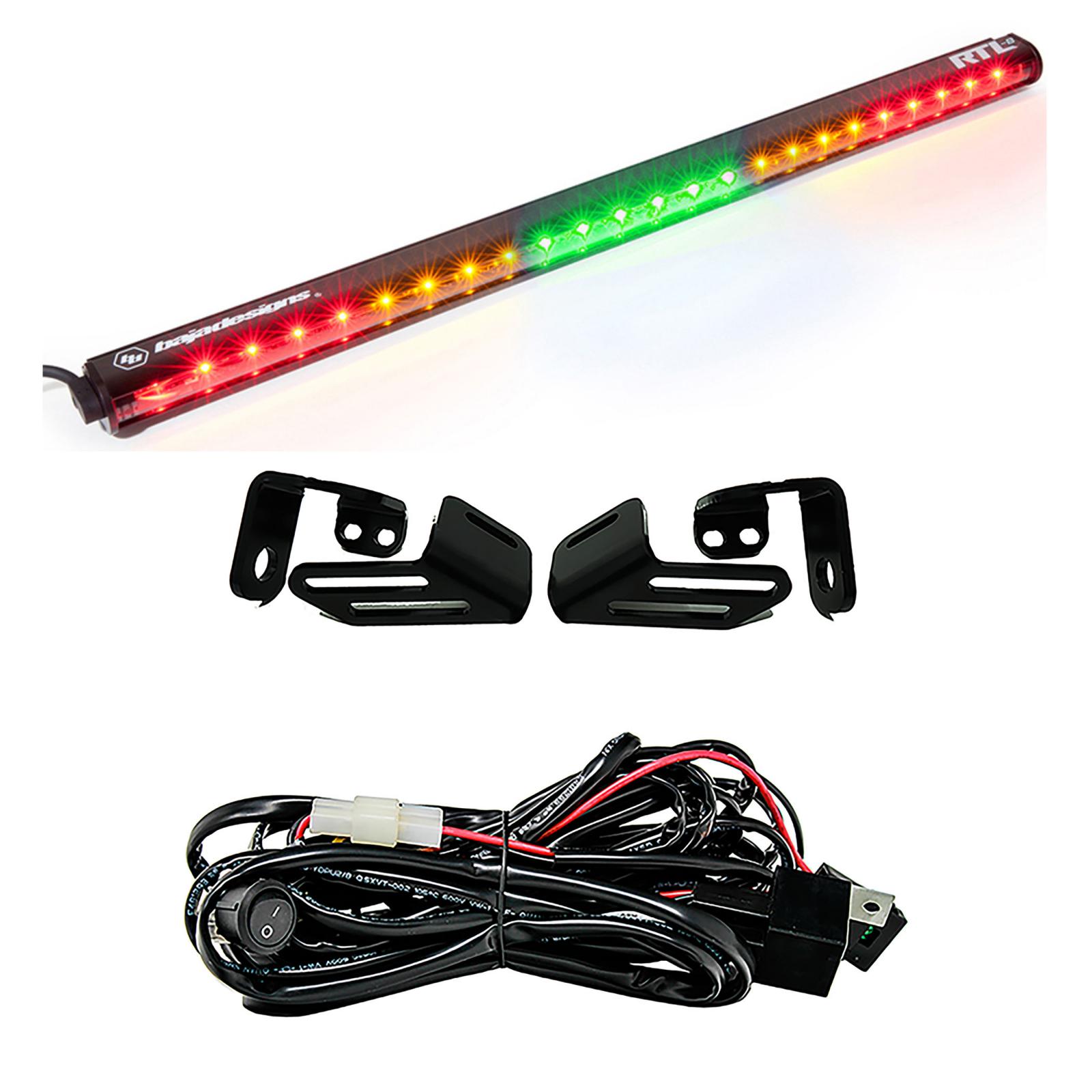 Baja Designs 447835 - RTL 30 inch Rear Tail Light Kit 18 Wildcat XX Green No Turn Signal Baja Designs 447835 - RTL 30 inch Rear Tail Light Kit 18 Wildcat XX Green No Turn Signal