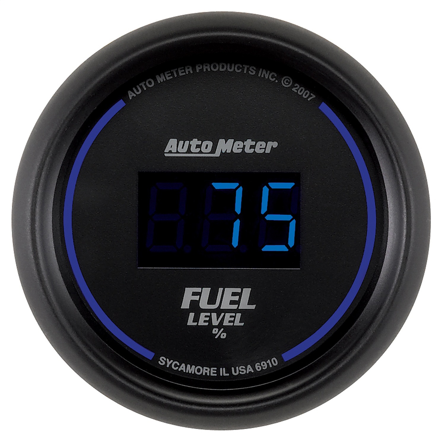 AutoMeter 6910 - Cobalt Digital 52.4mm Black Programmable Empty-Full Range Fuel Level Gauge AutoMeter 6910 - Cobalt Digital 52.4mm Black Programmable Empty-Full Range Fuel Level Gauge