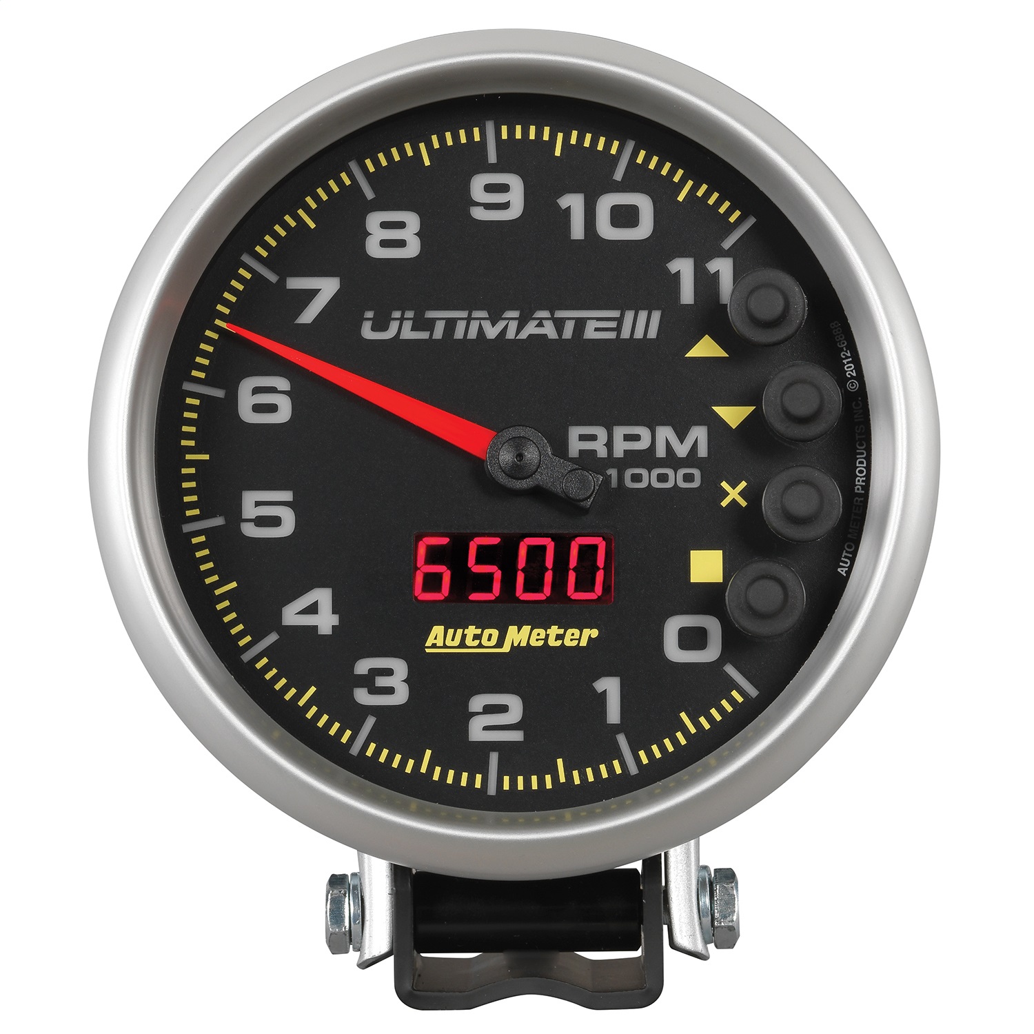 AutoMeter 6888 - Gauge Tach 5in. 11K RPM Pedestal Datalogging Ultimate IIi Playback Black AutoMeter 6888 - Gauge Tach 5in. 11K RPM Pedestal Datalogging Ultimate IIi Playback Black