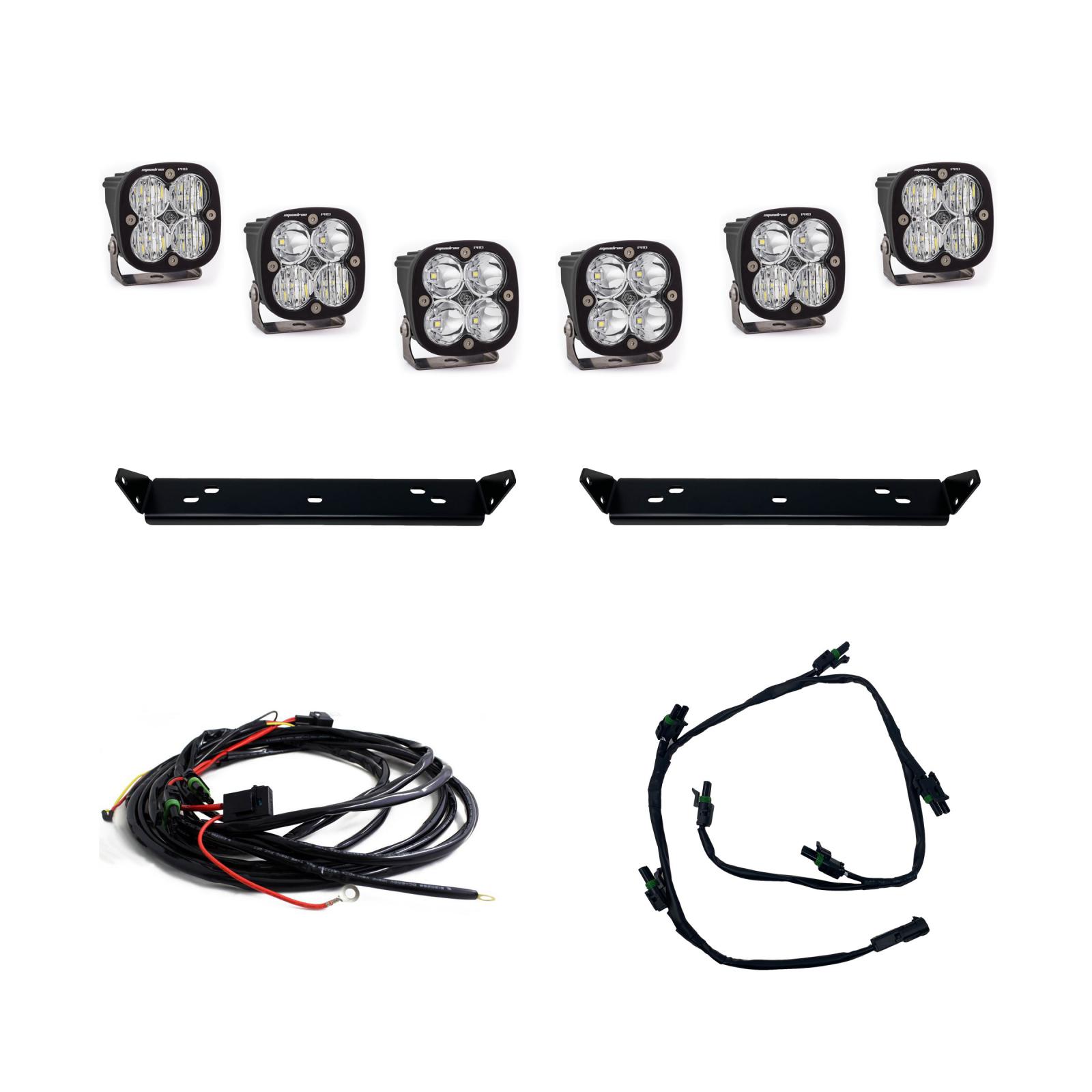 Baja Designs 448062 - Squadron Pro Behind Grill Kit fits 21-On Ford Raptor