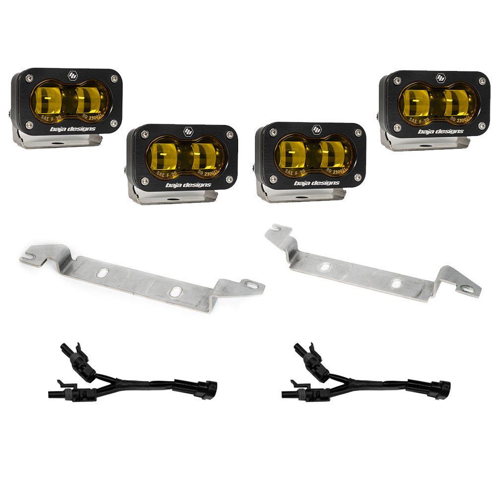 Baja Designs 448167 - 2022-Present Toyota Tundra S2 SAE Baja Amber OEM Fog Replacement Kit Baja Designs 448167 - 2022-Present Toyota Tundra S2 SAE Baja Amber OEM Fog Replacement Kit