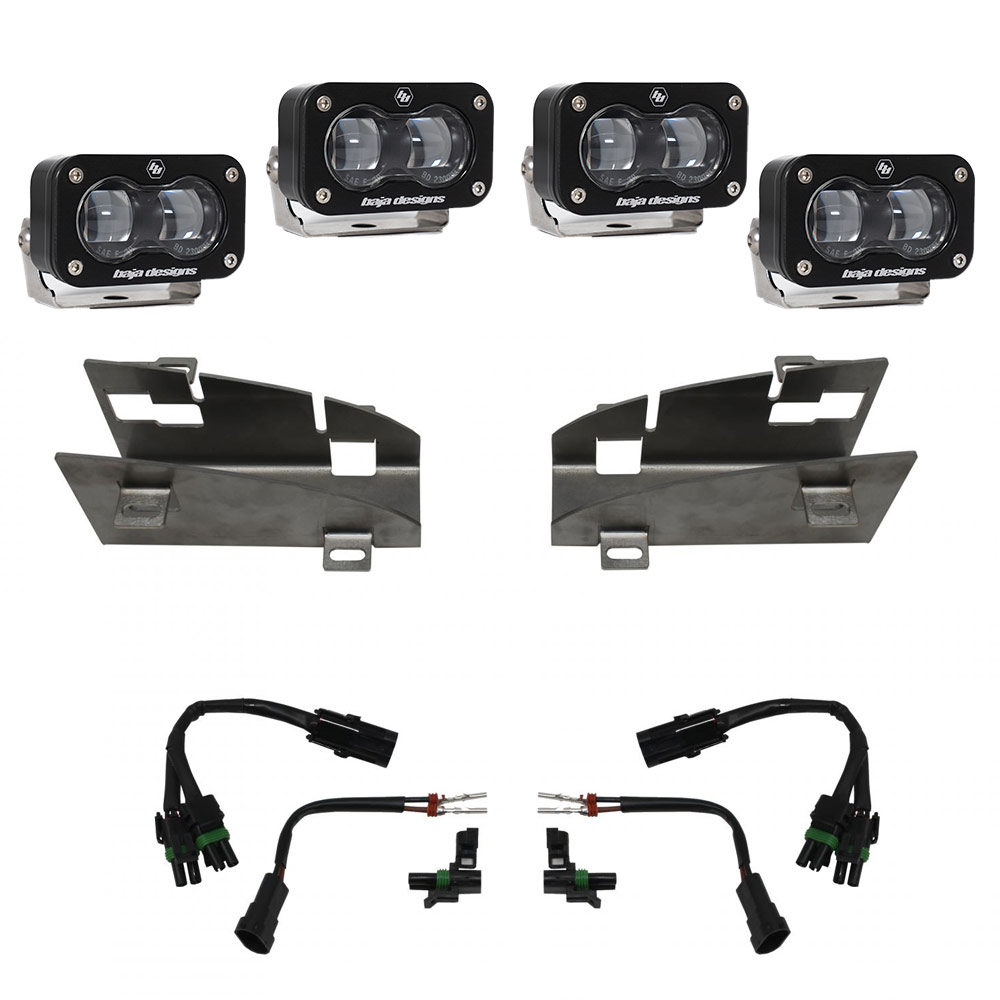 Baja Designs 448164 - Dodge Ram Rebel/TRX (19-Present) Dual S2 SAE Fog Pocket Kit Baja Designs 448164 - Dodge Ram Rebel/TRX (19-Present) Dual S2 SAE Fog Pocket Kit