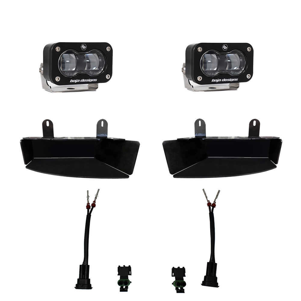 Baja Designs 448165 - RAM S2 SAE Fog Pocket Light Kit RAM 19-Present 2500/3500