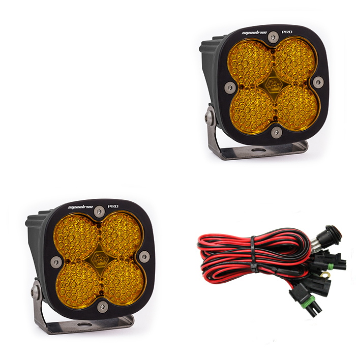 Baja Designs 497816 - LED Light Pods Baja Amber Lens Work/Scene Pattern Pair Squadron Pro Series Baja Designs 497816 - LED Light Pods Baja Amber Lens Work/Scene Pattern Pair Squadron Pro Series