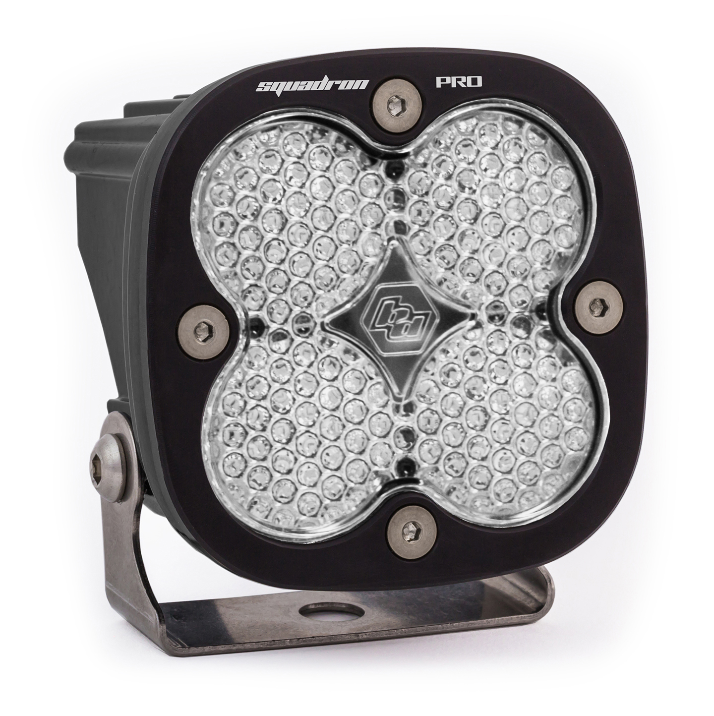 Baja Designs 490006 - LED Light Pod Black Clear Lens Work/Scene Pattern Squadron Pro