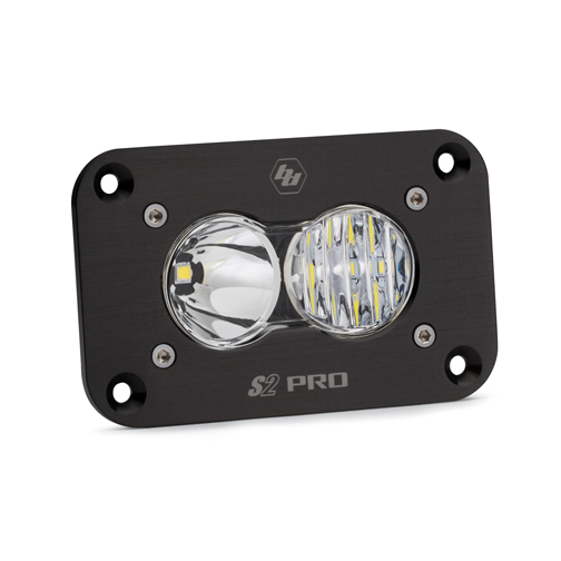 Baja Designs 481003 - LED Work Light Flush Mount Clear Lens Driving Combo Pattern S2 Pro