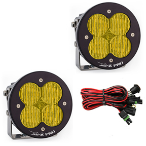 Baja Designs 537815 - LED Light Pods Baja Amber Lens Wide Cornering Pattern Pair XL R Pro Series
