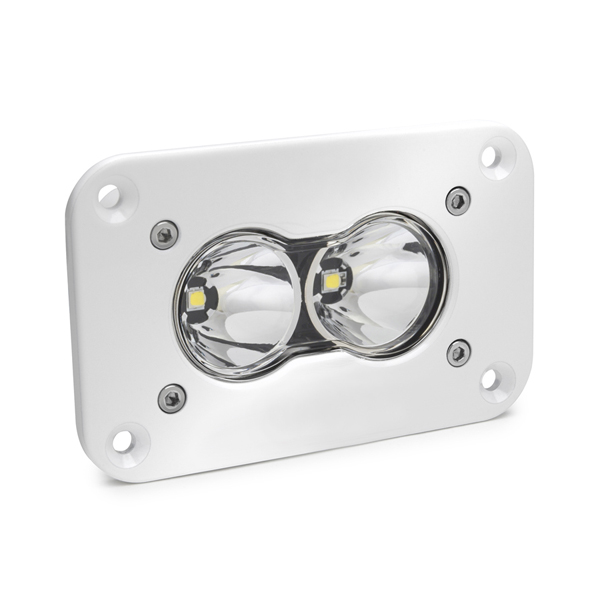 Baja Designs 481006WT - LED Work Light Flush Mount Clear Lens Work/Scene Pattern White S2 Pro