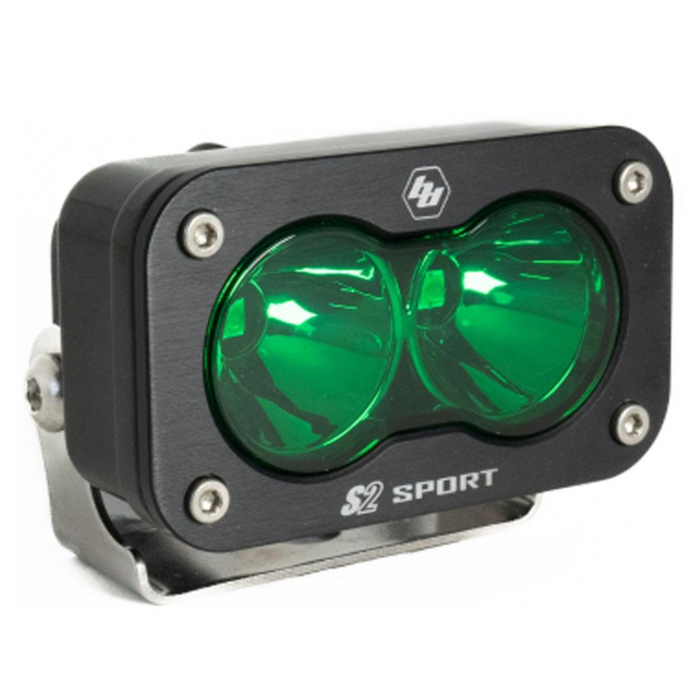 Baja Designs 540001GR - LED Work Light Green Lens Spot Pattern S2 Sport