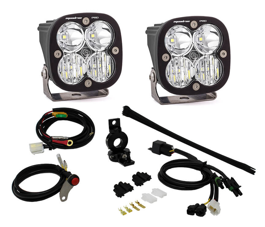 Baja Designs 497083 - Adventure Bike LED Light Kit 7/8 inch Squadron Pro