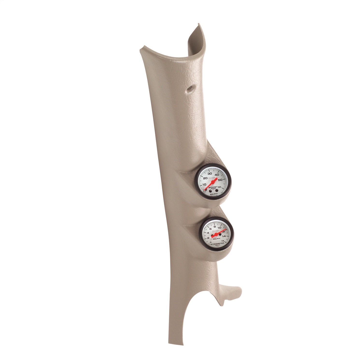 AutoMeter 7097 - 03-09 Dodge Ram Taupe Dual Pillar Pod (w/ White Phantom Boost/Pyrometer Gauges) AutoMeter 7097 - 03-09 Dodge Ram Taupe Dual Pillar Pod (w/ White Phantom Boost/Pyrometer Gauges)