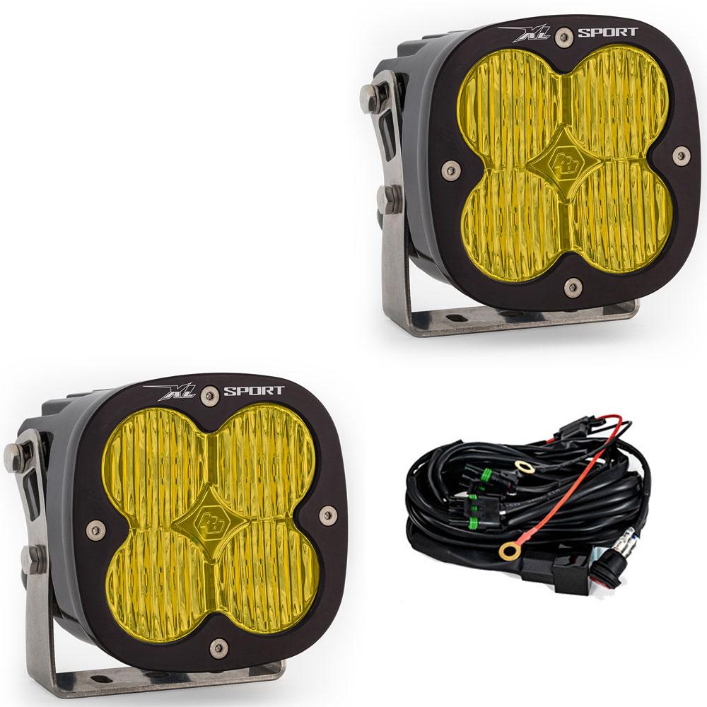 Baja Designs 567815 - LED Light Pods Baja Amber Lens Wide Cornering Pattern Pair XL Sport Series Baja Designs 567815 - LED Light Pods Baja Amber Lens Wide Cornering Pattern Pair XL Sport Series