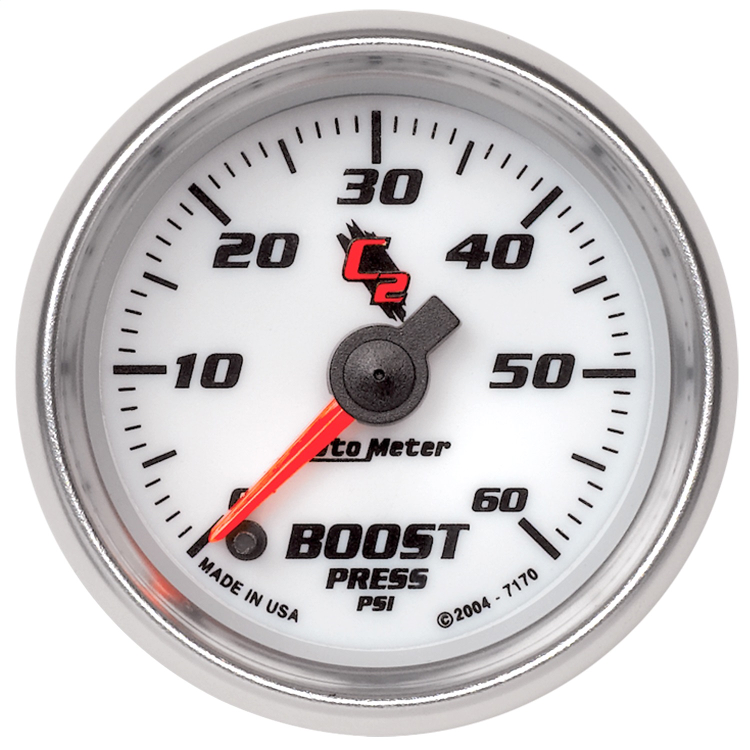 AutoMeter 7170 - Gauge Boost 2-1/16in. 60PSI Digital Stepper Motor C2